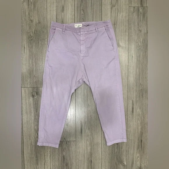 Nili Lotan Paris Pant‎ in Lilac Cropped Length Size 8